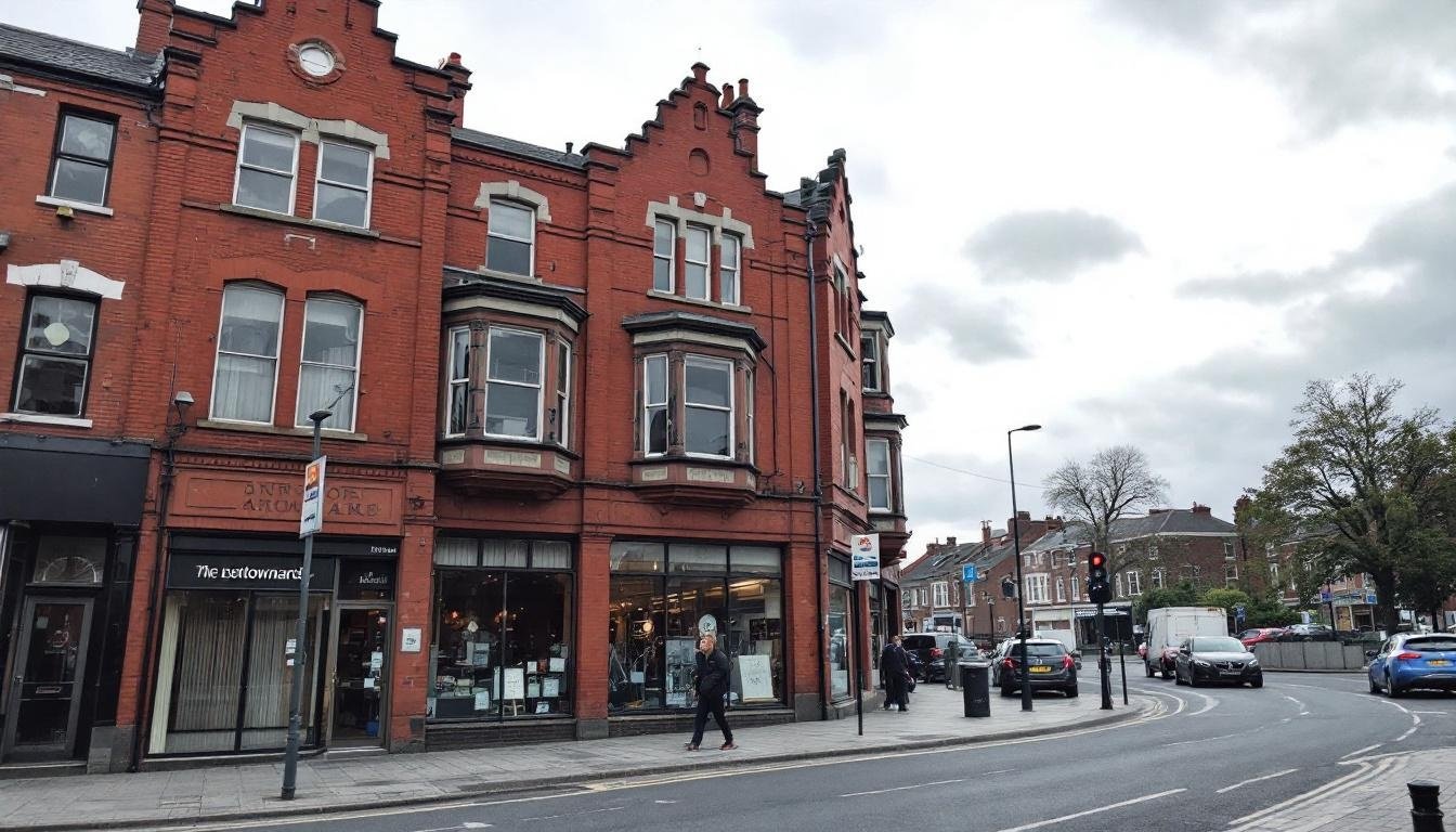 Approaching the office